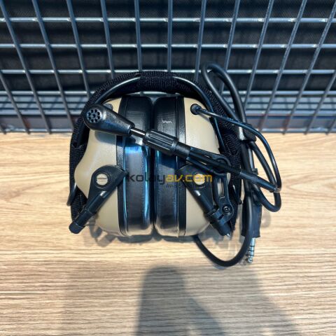 Earmor M32 MOD4 Mikrofonlu Aktif Koruma Atış Kulaklığı Tan