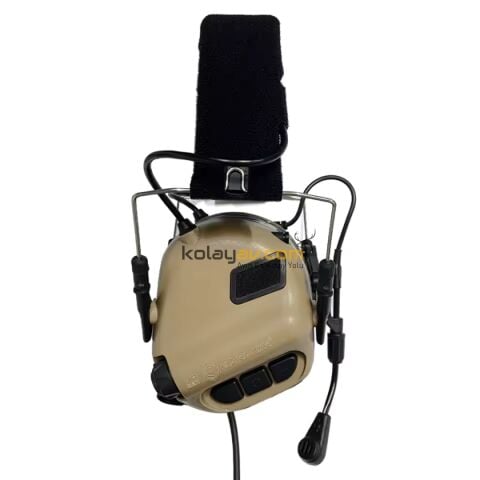 Earmor M32 MOD4 Mikrofonlu Aktif Koruma Atış Kulaklığı Tan