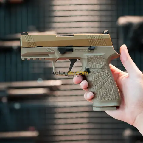 WE F18 V2 Tan Blowback Airsoft Tabanca (Greengas)