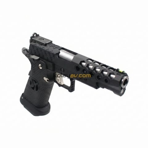 AW Custom 5.1 HEX-CUT Hi-Capa Blowback Airsoft Tabanca (Greengas)