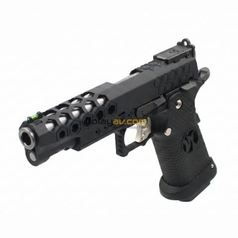 AW Custom 5.1 HEX-CUT Hi-Capa Blowback Airsoft Tabanca (Greengas)