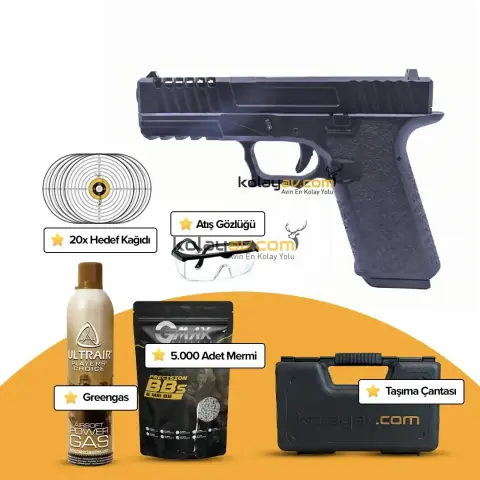 AW Custom Glock 17 ZEV Blowback Airsoft Tabanca (Greengas)
