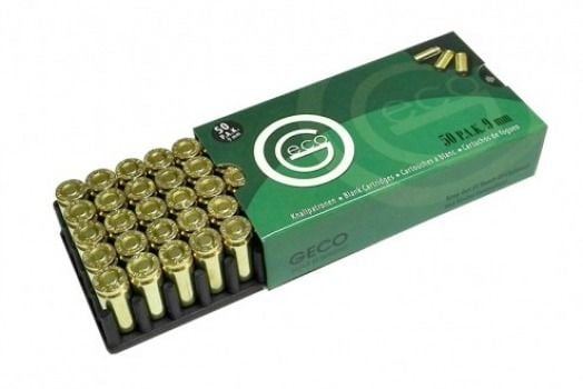 250 Adet Geco 500 Bar Kurusıkı Mermisi, 9mm