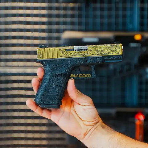 WE Glock 23 Ivory Gravürlü Blowback Airsoft Tabanca (Greengas)