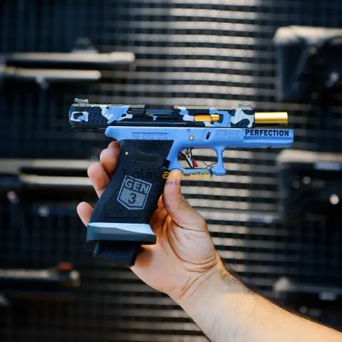 WE Glock 17 Custom Blowback Airsoft Tabanca (Greengas)