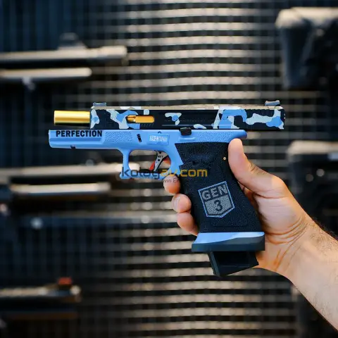 WE Glock 17 Custom Blowback Airsoft Tabanca (Greengas)