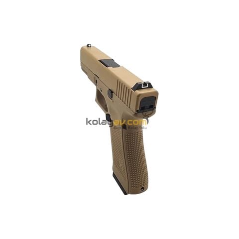 WE Glock 19X Gen5 Tan Blowback Airsoft Tabanca (Greengas)