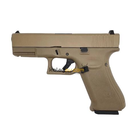 WE Glock 19X Gen5 Tan Blowback Airsoft Tabanca (Greengas)