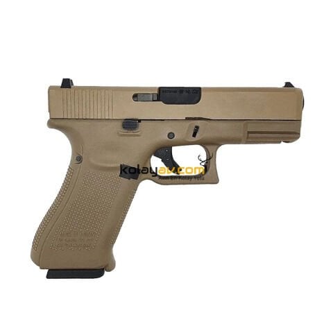 WE Glock 19X Gen5 Tan Blowback Airsoft Tabanca (Greengas)
