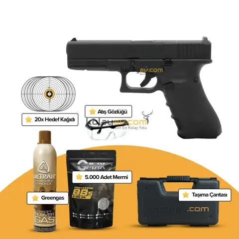 WE Glock 17 Gen4 MOS Blowback Airsoft Tabanca (Greengas)