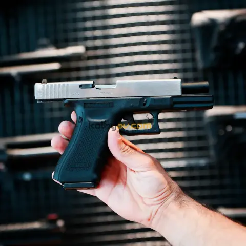 WE Glock 17 Gen4 Gümüş Blowback Airsoft Tabanca (Greengas)