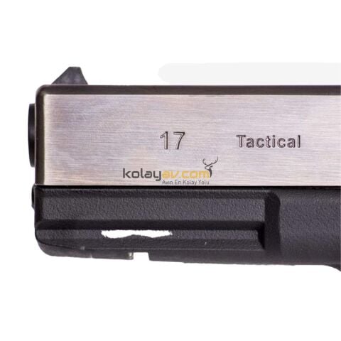 WE Glock 17 Gen4 Gümüş Blowback Airsoft Tabanca (Greengas)