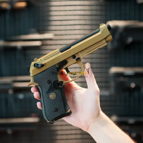 WE Beretta M9A1 Navy Edition Blowback Airsoft Tabanca (Greengas)