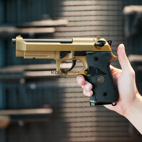 WE Beretta M9A1 Navy Edition Blowback Airsoft Tabanca (Greengas)