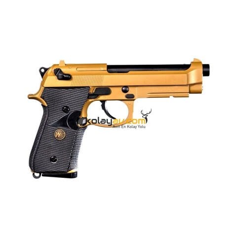 WE Beretta M9A1 Navy Edition Blowback Airsoft Tabanca (Greengas)