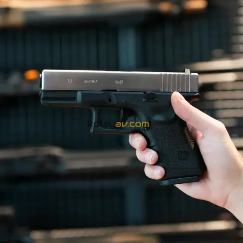 WE Glock 19 Gen3 Gümüş Blowback Airsoft Tabanca (Greengas)