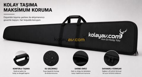 Kolay Av Dürbünlü Tüfek Kılıfı, 130cm