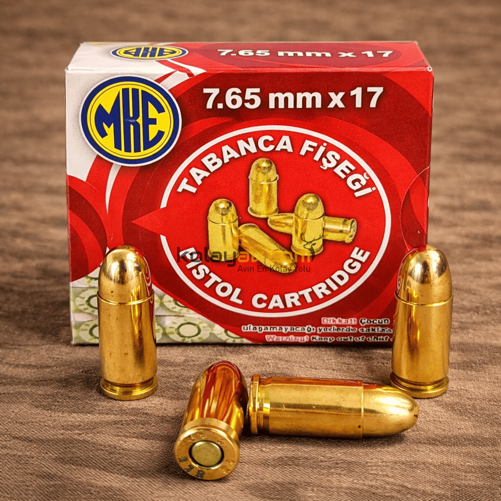MKE 7.65x17 mm (.32 Auto) Tabanca Mermisi