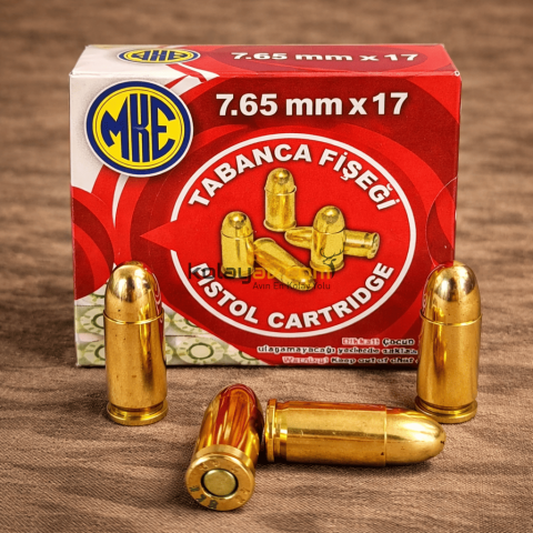 MKE 7.65x17 mm (.32 Auto) Tabanca Mermisi