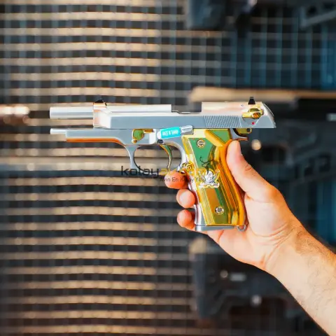 WE M92F ''Calico Jack'' Full Metal Blowback Airsoft Tabanca (Greengas)