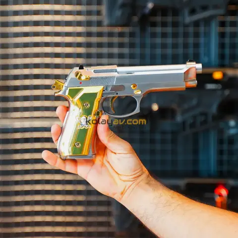 WE M92F ''Calico Jack'' Full Metal Blowback Airsoft Tabanca (Greengas)