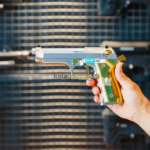 WE M92F ''Calico Jack'' Full Metal Blowback Airsoft Tabanca (Greengas)