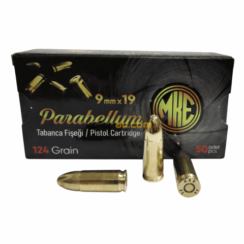 MKE 9x19 mm Parabellum Tabanca Mermisi