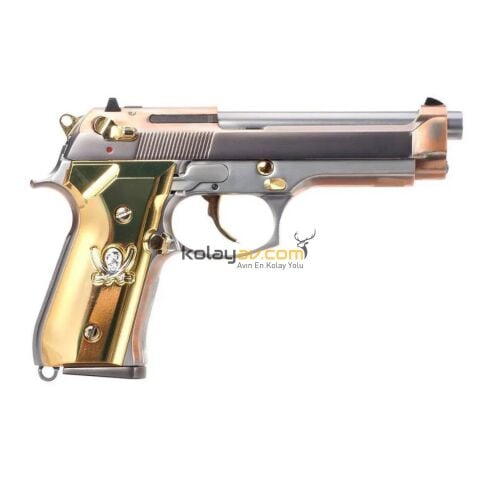 WE M92F ''Calico Jack'' Full Metal Blowback Airsoft Tabanca (Greengas)