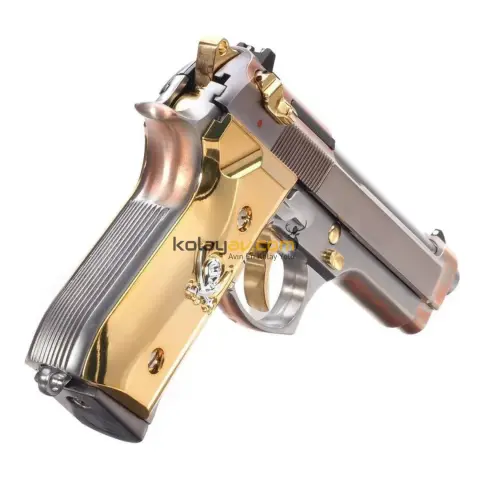 WE M92F ''Calico Jack'' Full Metal Blowback Airsoft Tabanca (Greengas)