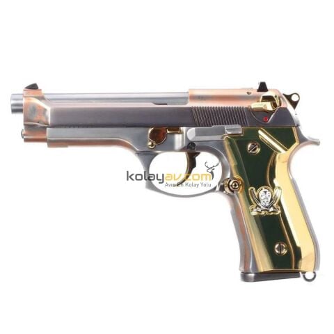 WE M92F ''Calico Jack'' Full Metal Blowback Airsoft Tabanca (Greengas)