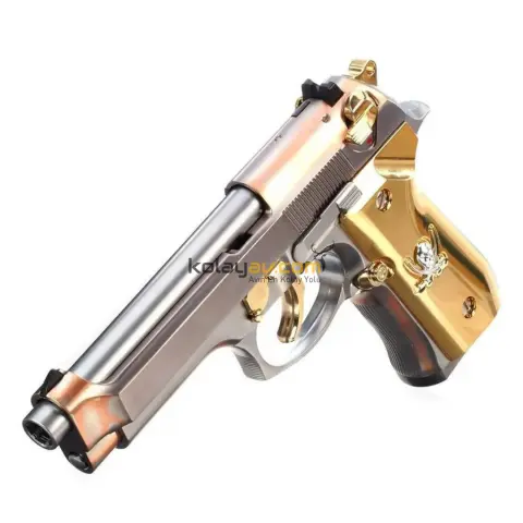 WE M92F ''Calico Jack'' Full Metal Blowback Airsoft Tabanca (Greengas)