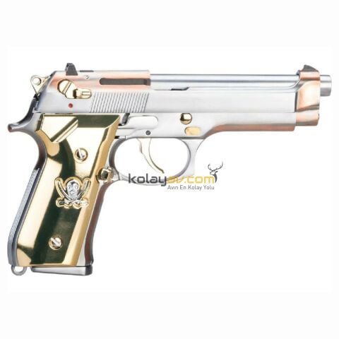 WE M92F ''Calico Jack'' Full Metal Blowback Airsoft Tabanca (Greengas)