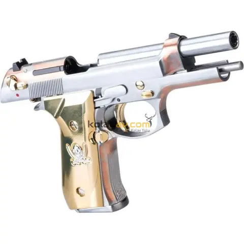 WE M92F ''Calico Jack'' Full Metal Blowback Airsoft Tabanca (Greengas)