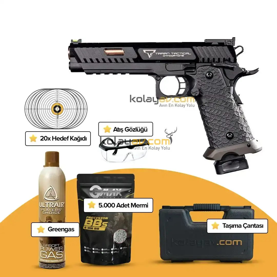 EMG 2011 TTI Combat Master Blowback Airsoft Tabanca (Greengas)