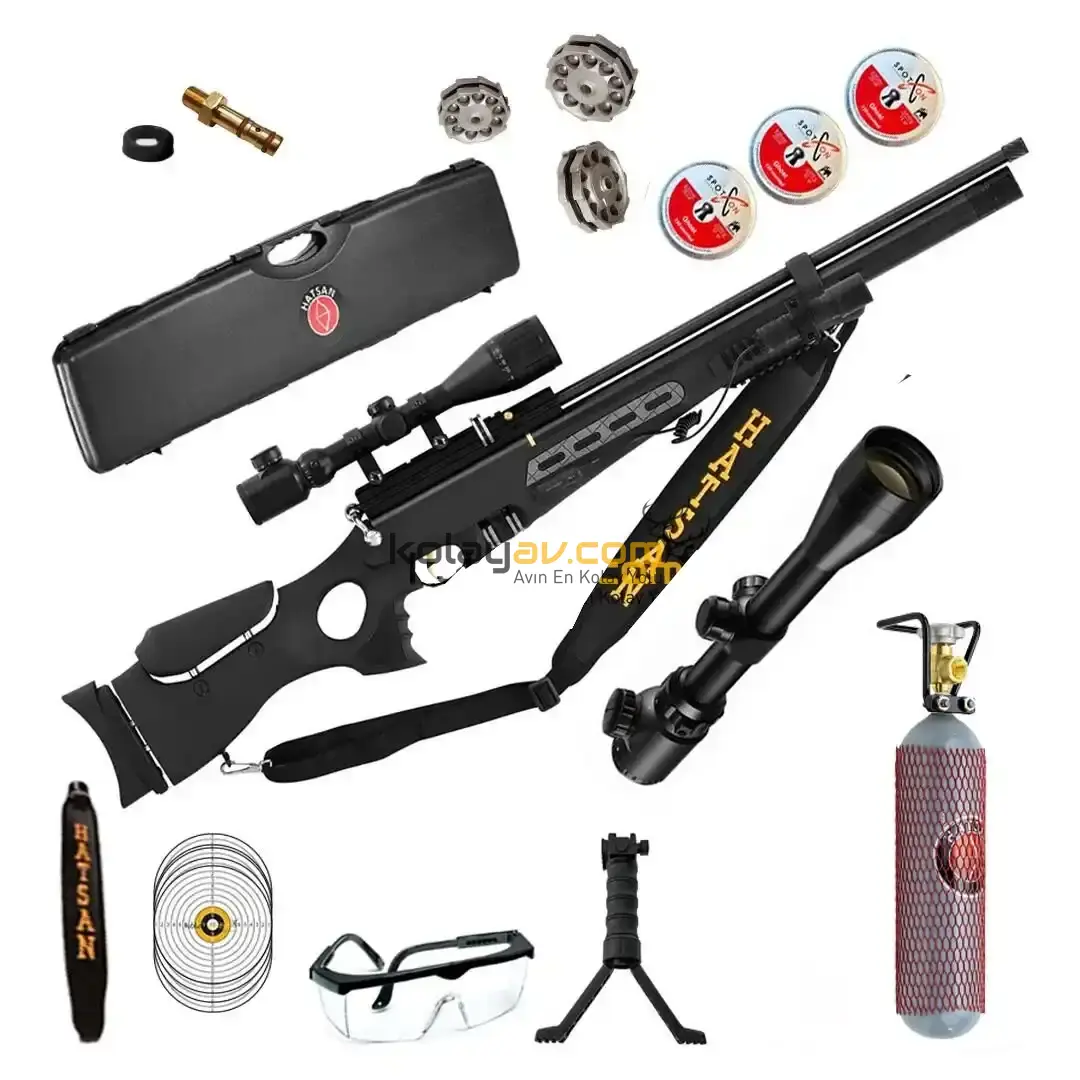 Hatsan BT65 SB Elite Dürbün + Scuba PCP Havalı Tüfek 6.35mm  (Cosmos Set)