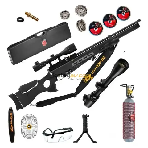 Hatsan BT65 SB Elite Dürbün + Scuba PCP Havalı Tüfek 5.5mm  (Cosmos Set)