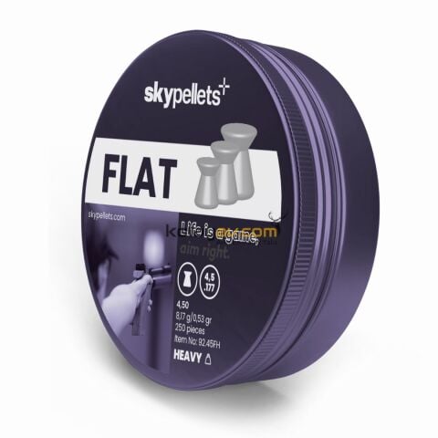Skypellets Flat Heavy 4.5 mm 8.17 Gr Havalı Tüfek Saçma Pellet (200 Adet)