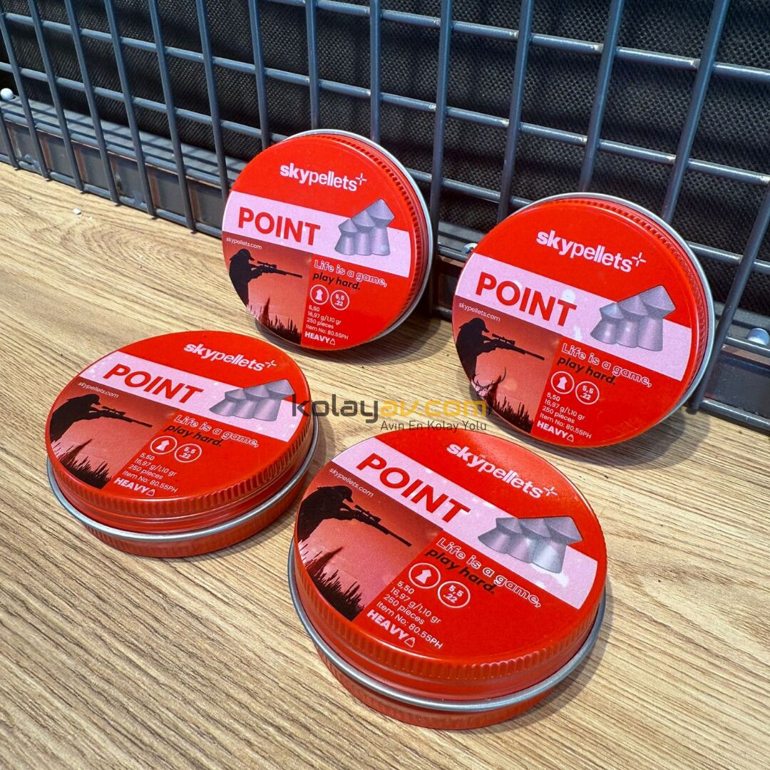 Skypellets Point Heavy 5.5 mm 16.97 Gr Havalı Tüfek Saçma Pellet (1000 Adet)