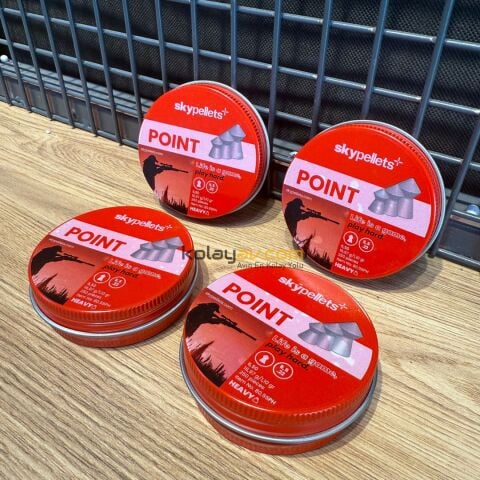 Skypellets Point Heavy 5.5 mm 16.97 Gr Havalı Tüfek Saçma Pellet (1000 Adet)
