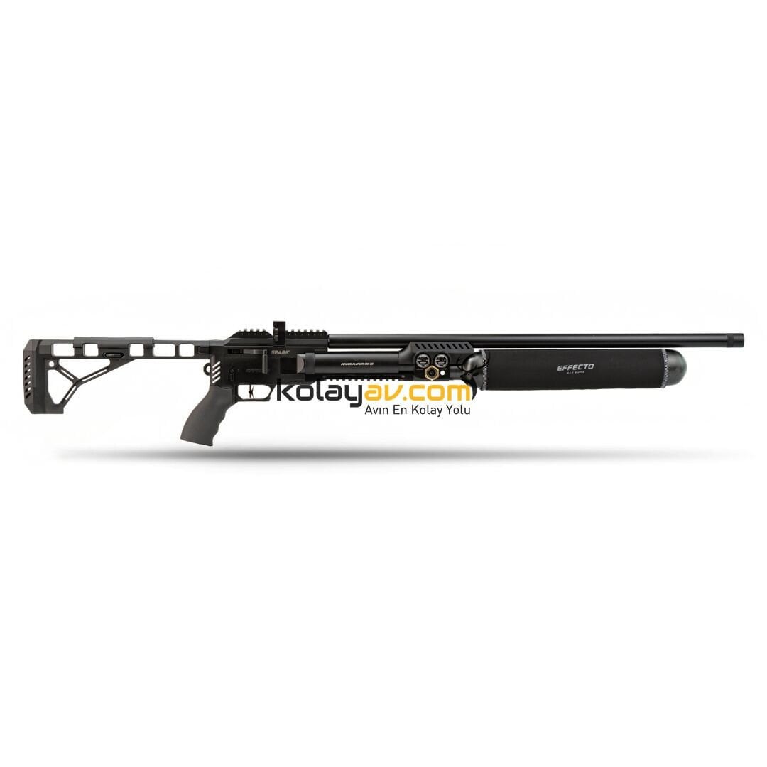 Huğlu Effecto Spark CR 700 Siyah PCP Havalı Tüfek 6.35mm