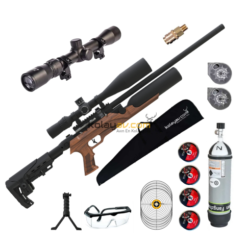 Niksan Ozark-TW PCP Havalı Tüfek 5.5mm Dürbün + Scuba (Full Set)