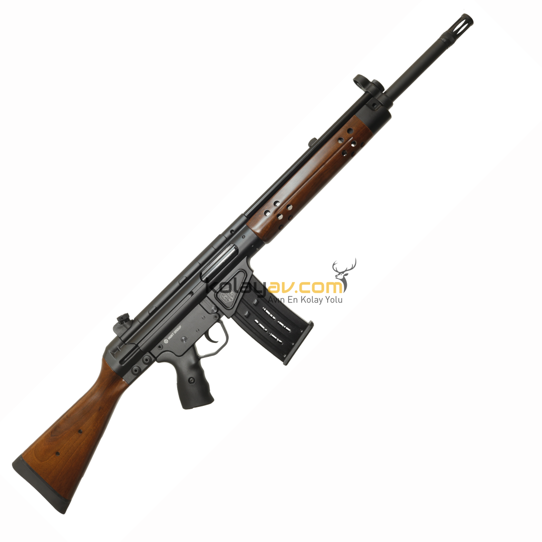 Hunt Group G12-W Ahşap Yarı Otomatik 12 Kalibre Şarjörlü Av Tüfeği - G3