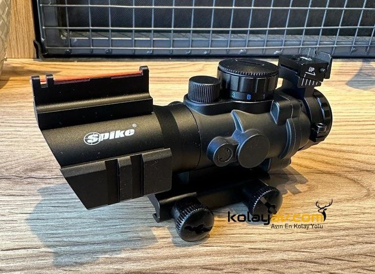 Spike 4x32 Kompakt Fiber Optik Dürbün - Işıklı
