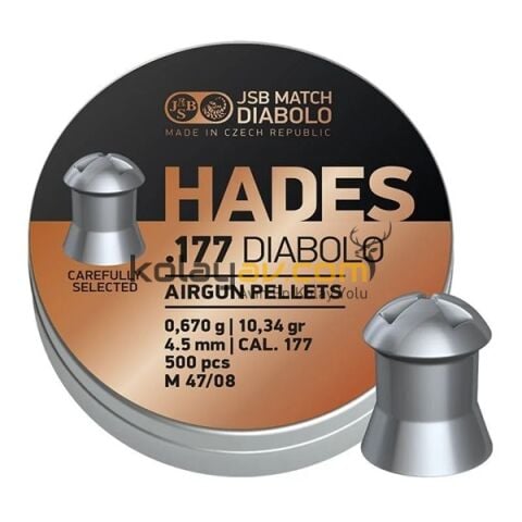 JSB Diabolo Hades 10,34gr Havalı Saçma 4.5mm, Pellet