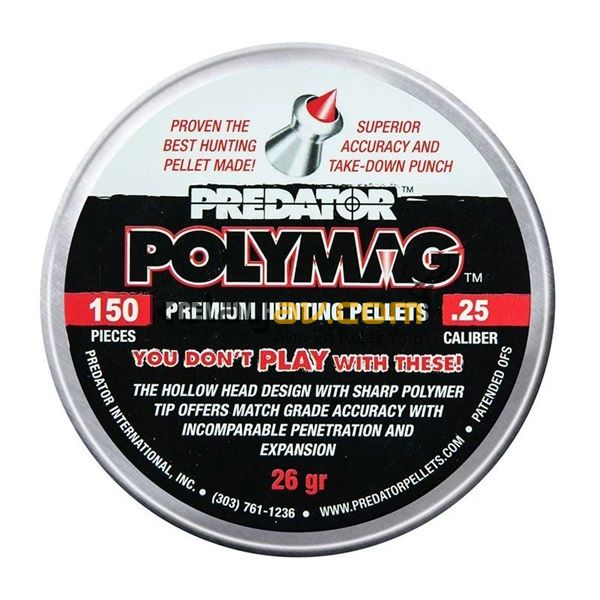 Polymag 26gr Havalı Saçması 6.35mm, Pellet