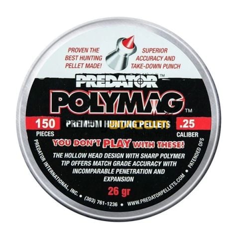 Polymag 26gr Havalı Saçması 6.35mm, Pellet