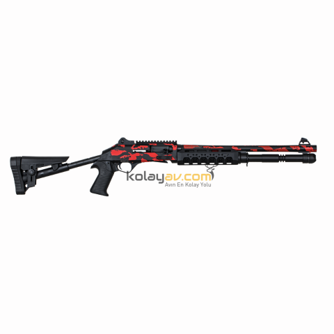 Aksa Crossfire S4 Wi FX 11 Kırmızı Camo 12 Kalibre Otomatik Av Tüfeği