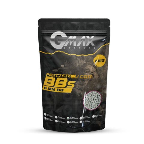 Gmax Airsoft Mermi BB 0.25gr 6mm 4000 Adet