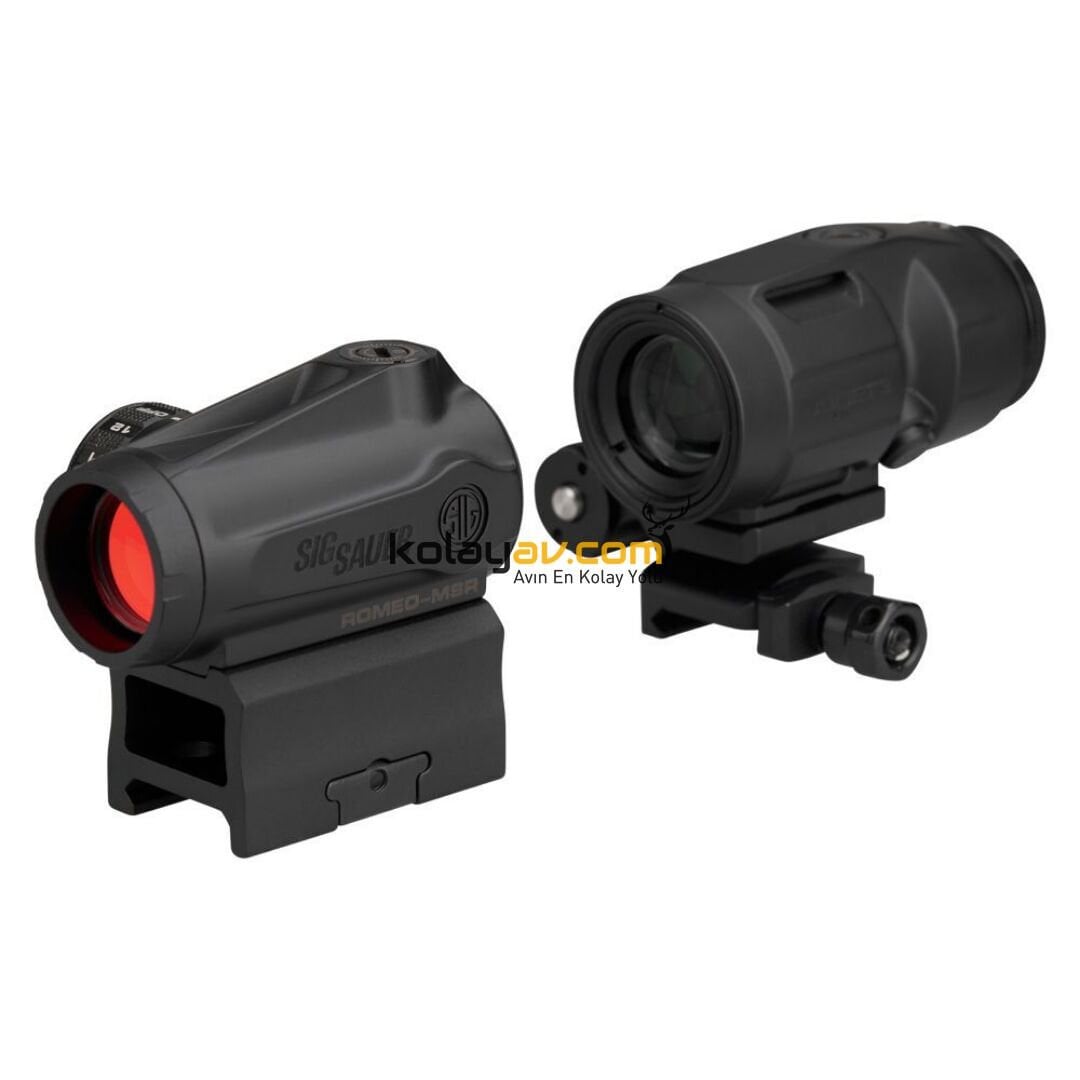 Sig Sauer ROMEO-MSR GEN II ve JULIET3-MICRO Kırmızı Nokta ve Magnifier Seti
