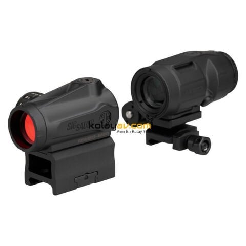 Sig Sauer ROMEO-MSR GEN II ve JULIET3-MICRO Kırmızı Nokta ve Magnifier Seti